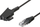 Kabllo telefonik Wentronic Goobay 51236, TAE F në RJ45, 15m, i zi
