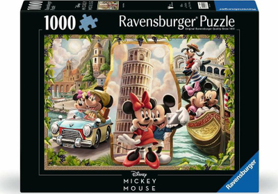 Puzzle 2D Ravensburger Mickey and Minnie Vacation, 1000 copë, shumëngjyrësh