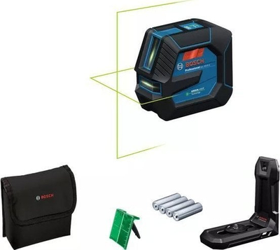 Ласер за линија Bosch GLL 20-22 G Professional, зелен, за нивелирање
