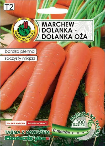 Farë karote PNOS Dolanka, në shirit 6 m, rreth 300 fara