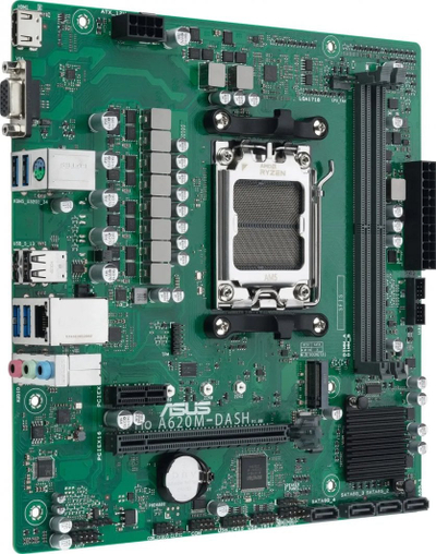 Pllakë amë Asus PRO A620M-DASH-CSM, DDR5, PCIe 4.0 M.2, e zezë