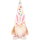 Figurinë dekoruese Pashke Saska Gnome Bunny, 25cm, pranverore, shumëngjyrëshe