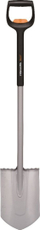 Lopatë teleskopike Fiskars Xact 1001567, çelik boroni, dorezë SoftGrip, portokalli