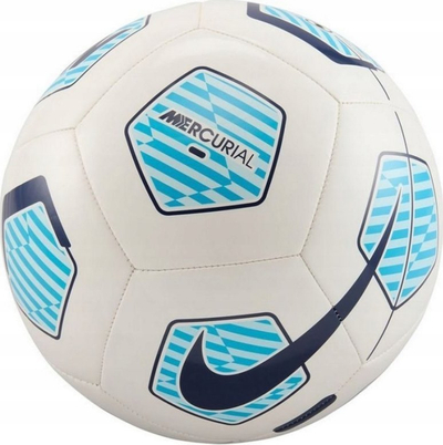 Top futbolli Nike Mercurial Fade FZ3036 100, madhësia standarde, i bardhë blu