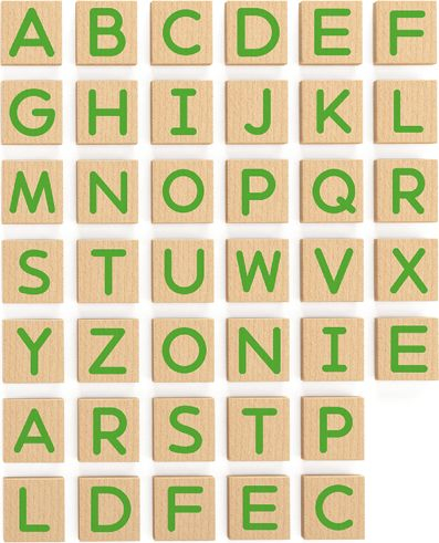 Set shkronja magnetike Viga 50588, 40 elemente shumëngjyrëshe