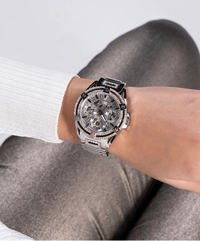 Orë për femra Guess Queen GW0464L1, e argjendtë