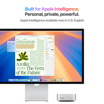 Apple Mac Mini, M4 10‑core, 16GB, 512GB SSD, 10‑core GPU, Silver