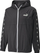 Jakne sportive për burra Puma ESS+ Tape Windbreaker, me kapuç, mban erën, e zezë