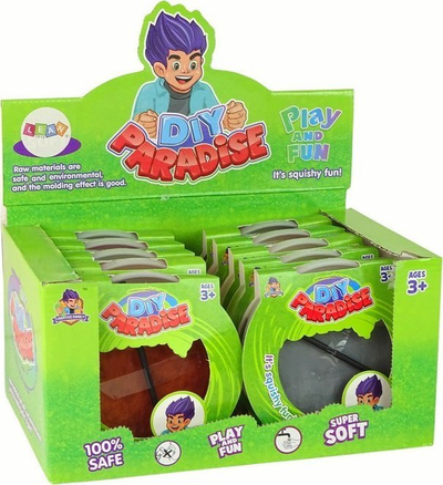 Lodër slime Leantoys DIY Paradise, 250g, set me 10 ngjyra, shumngjyrëshe