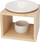 Djegës vaji aromatik, dolomit, 11x8cm, i bardhë