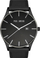 Orë dore Paul Lorens PL7028A2-1A5, për burra, çelik inox, e zezë