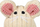 Lodër për mace Love Story BOHO CAT Pink Mouse Small, 11x7x5 cm, rozë krem