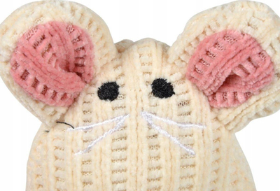 Lodër për mace Love Story BOHO CAT Pink Mouse Small, 11x7x5 cm, rozë krem