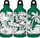 Shishe uji Splat Planet Safari, 600ml, alumini, jeshile