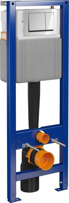 Kornizë e fshehur për WC Cersanit Stela Mito 40, me buton Enter II, krom