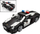Set konstruktues LOZ Police Car, për fëmijë, makinë policie, shumëngjyrëshe