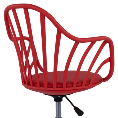 Karrige zyre Becky e kuqe 57×57×96 cm (HM8457.04), kuqe