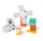 Set lodrash druri Melissa &amp; Doug Blockables Farm Friends, 16 pjesë, për kalamaj 2+
