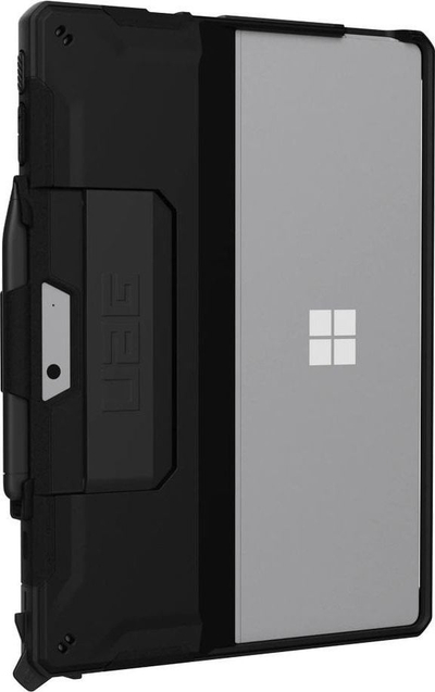 Mbulesë mbrojtëse Urban Armor Gear Scout për Microsoft Surface Pro 9, me stand të fut ndërtim, me rrip dore, e zezë