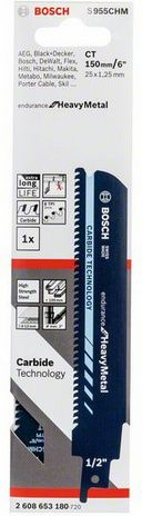 Teh sharre me levizje Bosch Endurance S955CHM, 150mm, Heavy Metal, blu