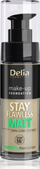Fondatinë Delia Cosmetics Skin Care Defined Stay Flawless Matt, efekt mat, 30ml