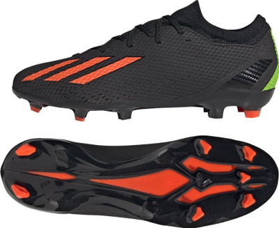 Këpucë futbolli Adidas X Speedportal.3 FG M ID4922, për bar natyral, për burra, të zeza