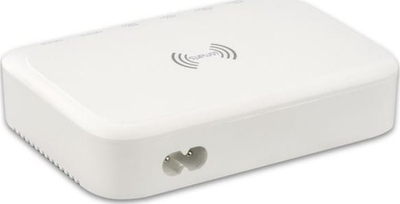 Stacion karikimi 4smarts 7n1 GaN 100W, me karikim wireless, i bardhë