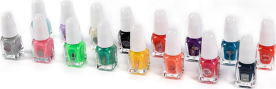 Set llak thonjsh CREATE IT Nail Polish Set with Selection Wheel 1, 16 llakë, me ngjyra nga më të ndryshmet