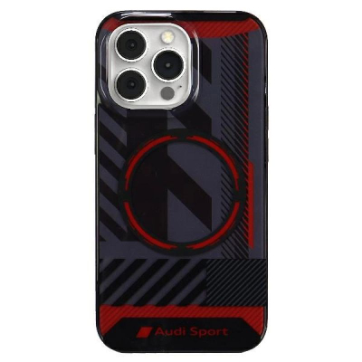 Kapak telefoni Audi IML Sport MagSafe, për iPhone 13 Pro Max 6.7", hardcase, i zi