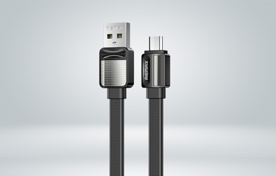 Kabllo USB Micro Remax Platinum Pro RC-154m, 1m, 2.4A, e zezë