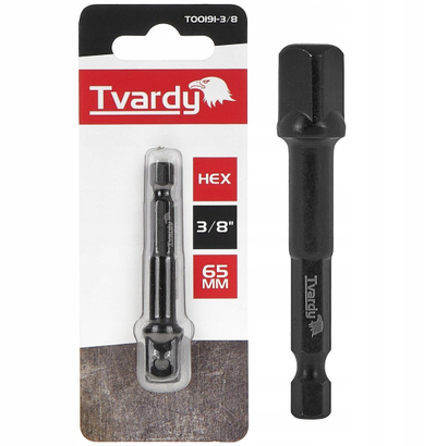 Thikë dore TVARDY Utility, 125x25x0.7mm, çelik SK2H, e zezë
