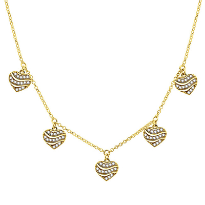 Qafore Brilio Silver Heart NCL11Y