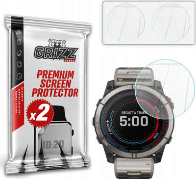 Xham mbrojtës hibrid 2 pack për Garmin Quatix 7X 51mm, 9H, transparent