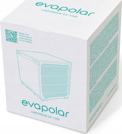 Patron ftohësi ajri Evapolar EV-1500 evaLIGHT, me fibër minerale, antibakterial, i zi