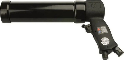 Pistolë me ajër për silikon Rodcraft 8000, për fishekë 310 ml, trup çeliku, e zezë