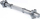 Shtangë e drejtë Eb Fit, 40 cm, diametër 28 mm, krom