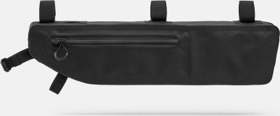Çantë kornize biçiklete Brooks Scape Frame Bag Large, 3.5L, e papërshkueshme nga uji, e zezë