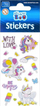 Ngjitëse Sticker Boo Unicorn, 7x18 cm, me shumë ngjyra