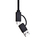 Përshtatës Unitek U1313C, USB-A/C në RJ45, 2.5 Gbps, ngjyrë hiri