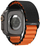 Rrip smartwatch Spigen WBF1 për Apple Watch 44 45 46 49mm, najlon, i zi portokalli