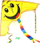 Fluturë ADAR Smiley Face 434738, për kalamaj 7+, e verdhë
