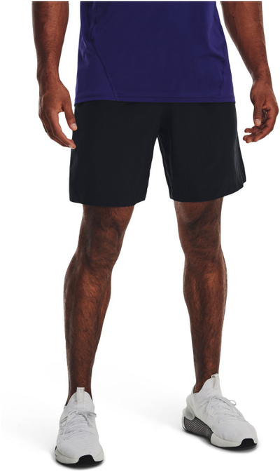 Shorce sportive për meshkuj Under Armour Woven Graphic, poliester, e zezë