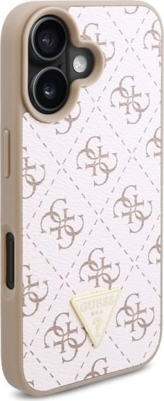 Kapak telefoni Guess GUHCP16MPG4GPH për iPhone 16 Plus 6.7", hardcase, i bardhë