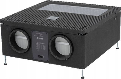 Rekuperator ventilimi Heatpex Aria Vitale Gold 300, 300 m³/h, me rikuperim nxehtësie, i zi