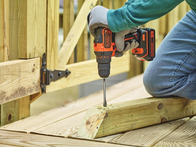 Trapano vidhosëse Black&amp;Decker BDCDC18B, 18V, 2x bateri 1.5Ah, portokalli