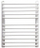 Radiator banjoje EDAN WEST 12/40, 700x450mm, 457W, i bardhë