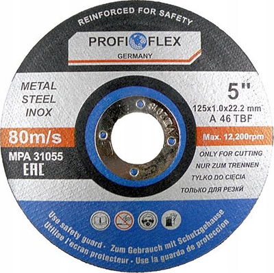 Disk prerës çeliku Profi 125x1.0mm