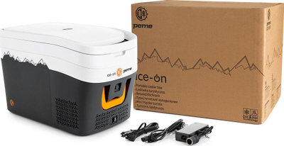 Frigori fermer turistik Peme Ice-on iOS-25L, kompresor, 25L, gri portokalli