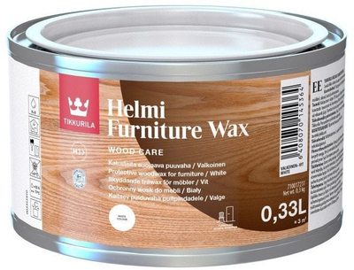 Dyll për mobilje druri Tikkurila Helmi, 0.33L, mat, i bardhë