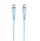 Kabllo USB Forcell F ENERGY C344, Type C në Type C, 60W 3A 1m, blu